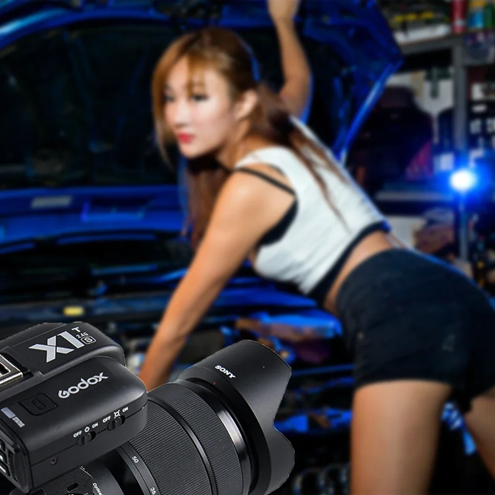 Godox X1T-F/O Flash Transmitter 1/8000s HHS TTL Wireless 2.4G Flash Trigger For Fuji Olympus + X1R Receiver For Sony Canon Nikon