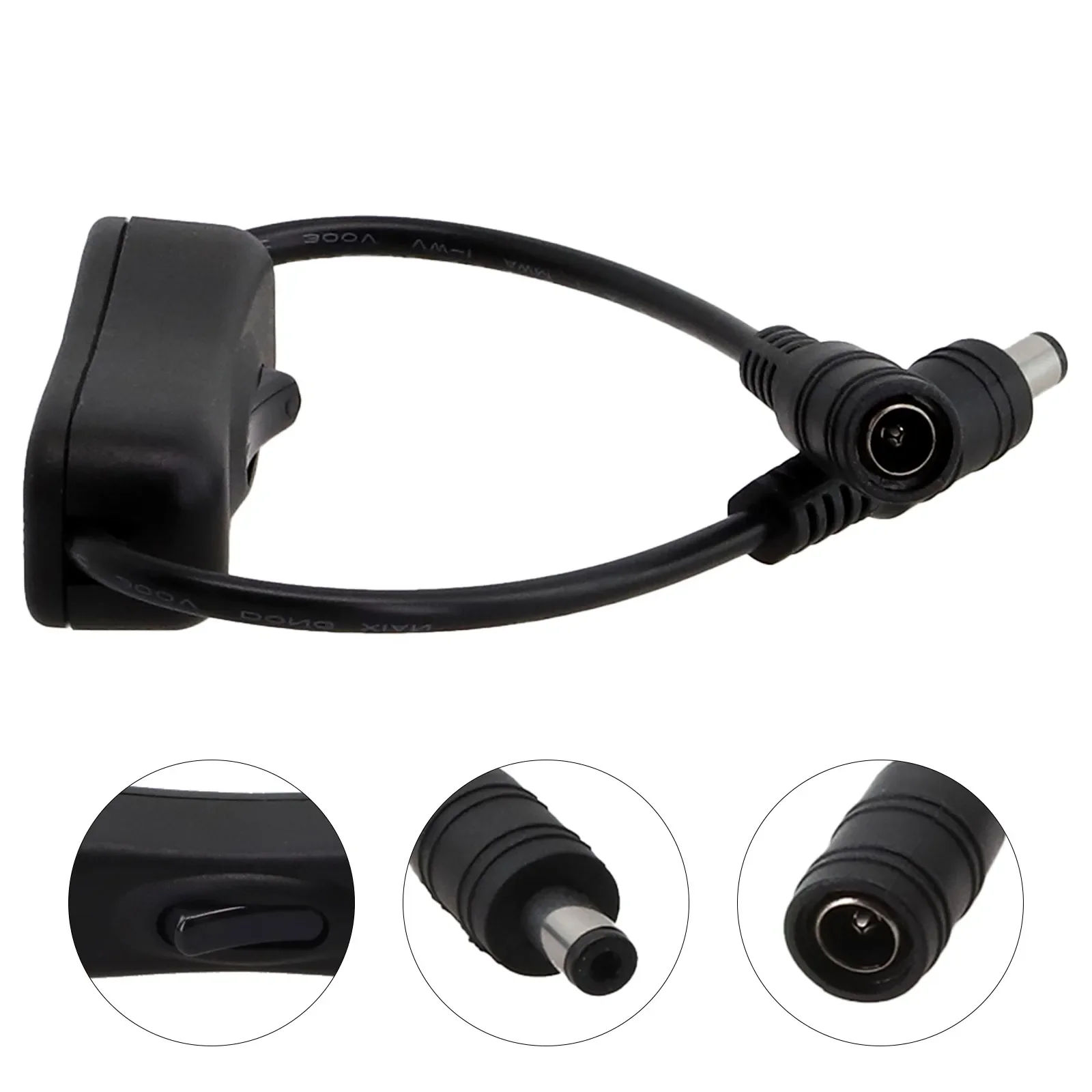 Rocker Switch Switch For LED Inline On/Off Lighting Parts Physical Rocker 30cm 5.5 Mm X 2.1 Mm Accessories