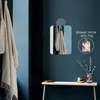1PC Acrylic Man Anti Fog Shaving Mirror Home Bathroom Portable Waterproof Makeup Mirror Travel Accessories With Wall Suction 3