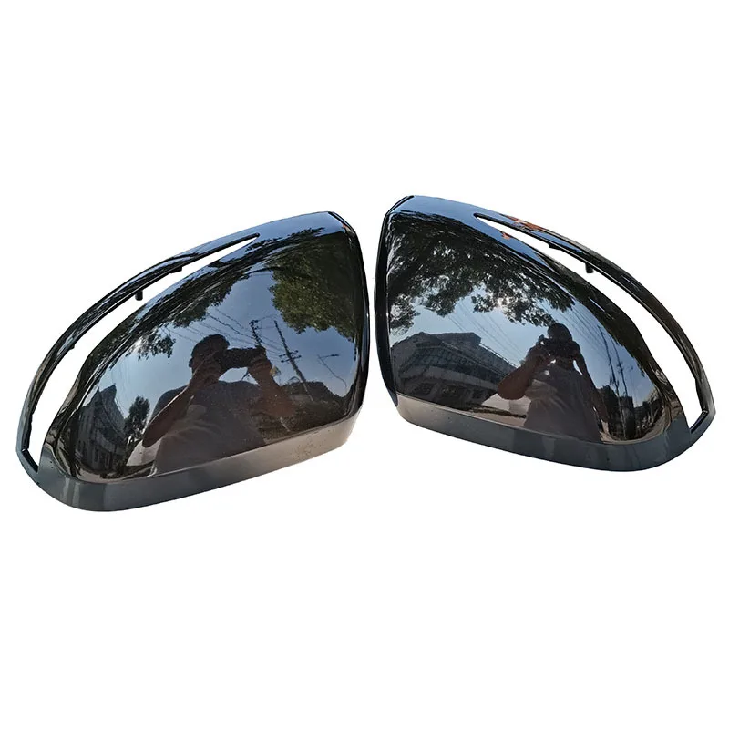 Left Side Exterior Mirror Frame/Bezel For Mercedes-Benz Vito W447 - Black (Color Code 9051), Clip-On