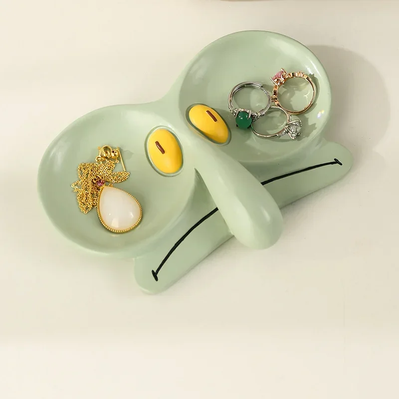 Storage Tray Cartoon Baby Octopus Brother Glasses Frame Jewelry Box Storage Decoration Cute Office Desktop Decorative