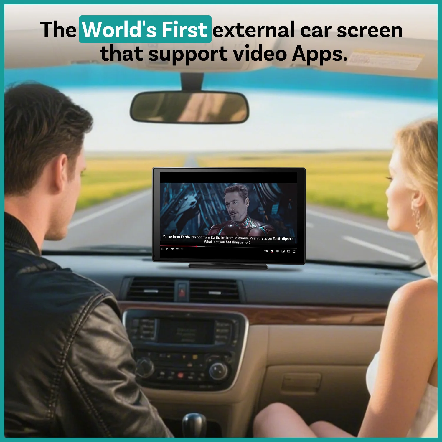 OTTOCAST Express 9 インチ CarPlay スクリーン Android 13 カーラジオ