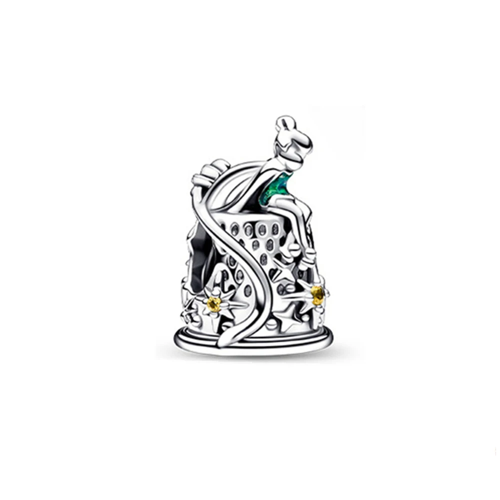 Herocross 925 Sterling Silver Alice In Wonderland Cat Charm of ley 925 Chain Beaded Fit Original Bracelet DIY Ladies Jewelry 6