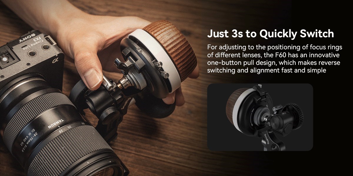 SmallRig F60 モジュラーフォローフォーカス Amazon | SmallRig F60