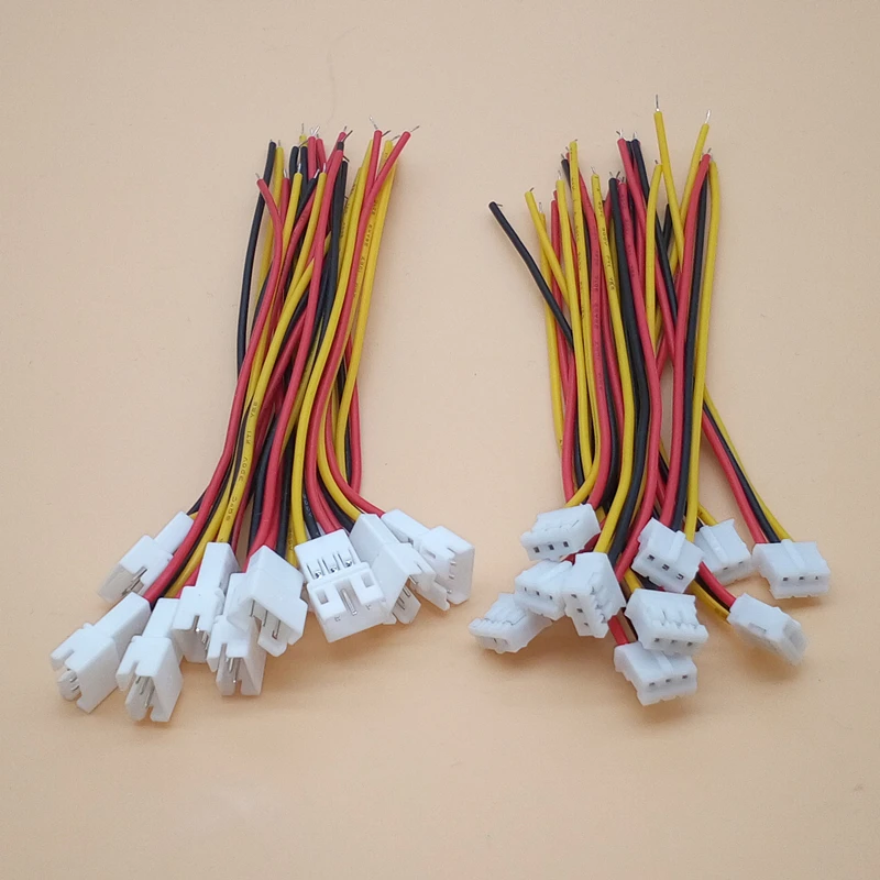 

10Pair Micro JST PH 2.0 2P 3P 4P 5P 6PIN Male Female Plug Connector With Wire Cables 100mm