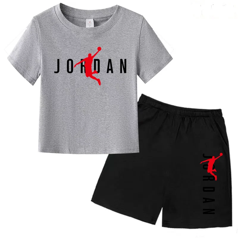 Sportset Kids Summer Outdoor Printed T-shirt Boys Girls Teen Summer Short Sleeved Sunny Charming Kids Casual T-shirt Ages 3-13 kids t shirt