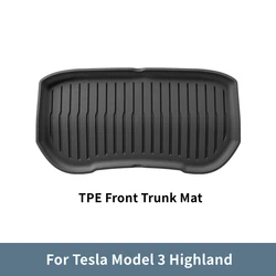 All-Weather TPE Cargo & Trunk Mats with Protective Seat Back Pads (Front Trunk Mat)