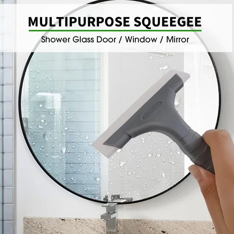 Multifunctional Car Window Cleaning Wiper Car Glass Film Scraper Windshield Silicone Blade Cleaning Accessories Plastic Handle window wiper,window scraper tool,window scraper