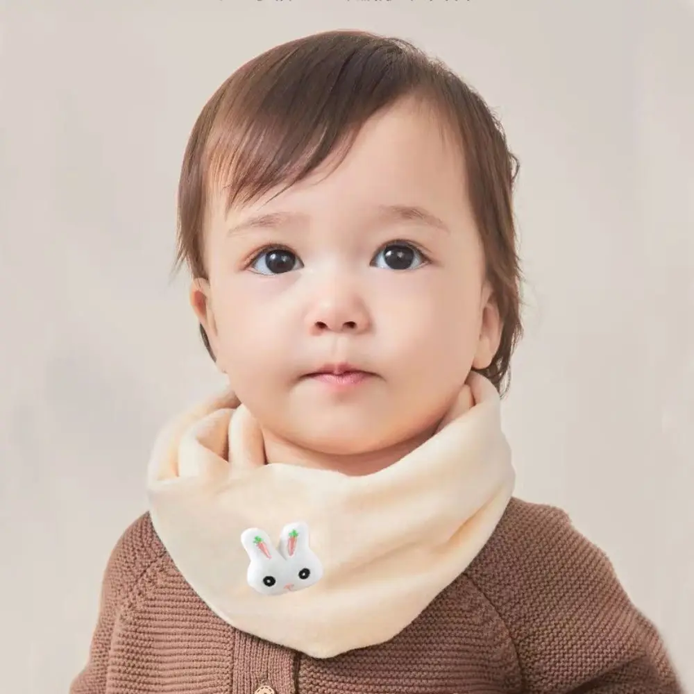Cute Warm Children's Scarf Windproof Soft Baby Bib Unisex Baby Shawls for Boys and Girls