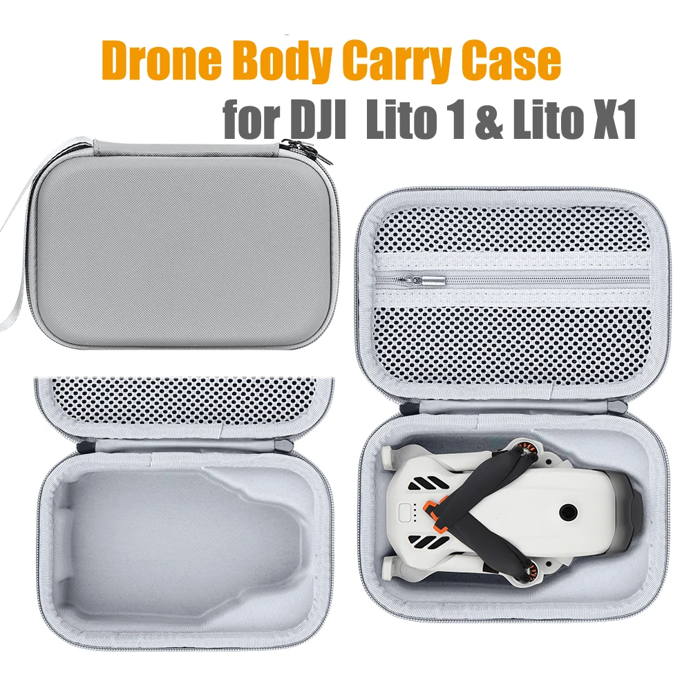 DJI Lito 1 및 Lito X1 드론 본체 전용 드론 본체 휴대용 케이스, 충격 방지 방수 미니 여행용 보호 가방。