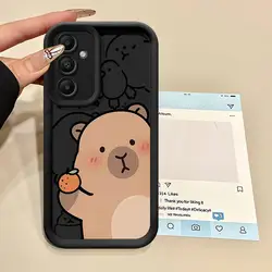 Charming Capybara Soft Phone Case Cover - Galaxy A26 5G (Mix01)