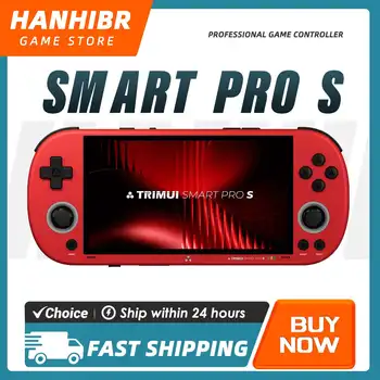 Console di Gioco Portatile TRIMUI SMART PRO S Open Source Linux, Schermo IPS 4.96" 1280x720, Console Retro Trimui, Regalo con Batteria 5000mAh