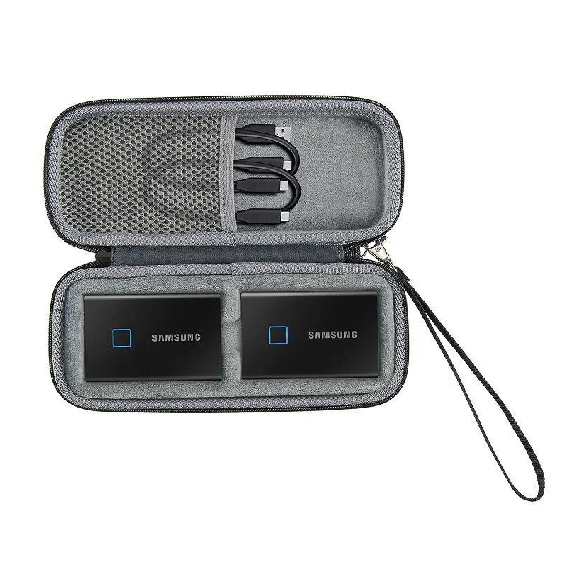 La Più Recente Custodia Rigida In Eva Per Samsung T7 Touch Ssd Scatola Protettiva 2 In 1 Per Samsung T7 Touch Storage Bag (Solo Custodia)