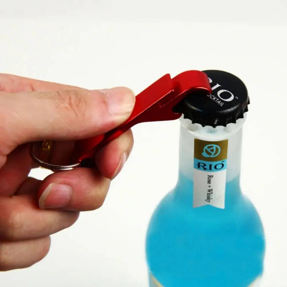 Bottle Opener Mini Portable Color Metal Beer Drink Bottle Opener Keychain Bar Tool Party Favor Gifts