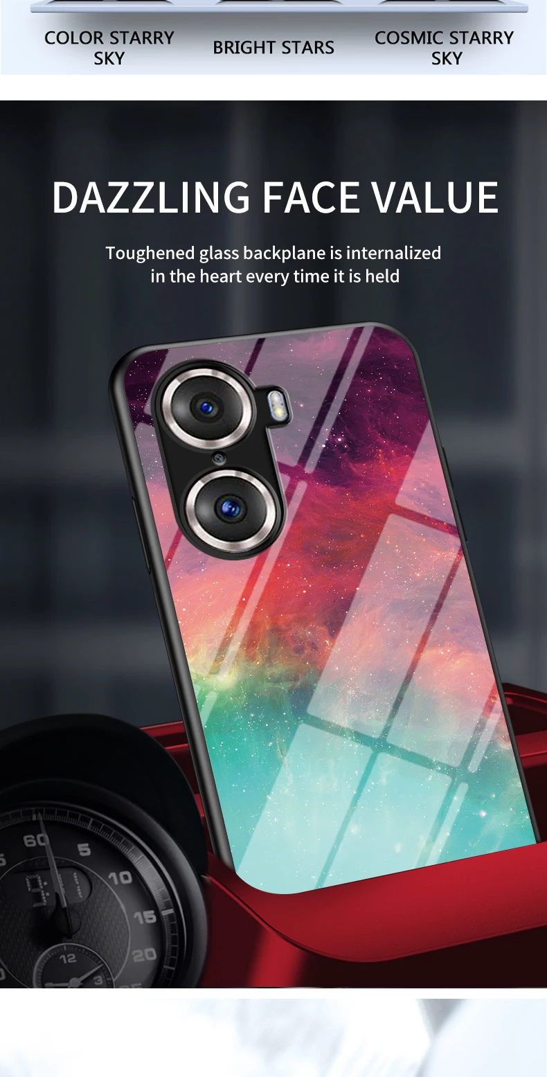 Custodia in vetro DECLAREYAO per Honor 30 50 60 Pro Plus, lussuosa custodia in vetro temperato a specchio per Honor View 30 Lite 40 50 S_voghion.com