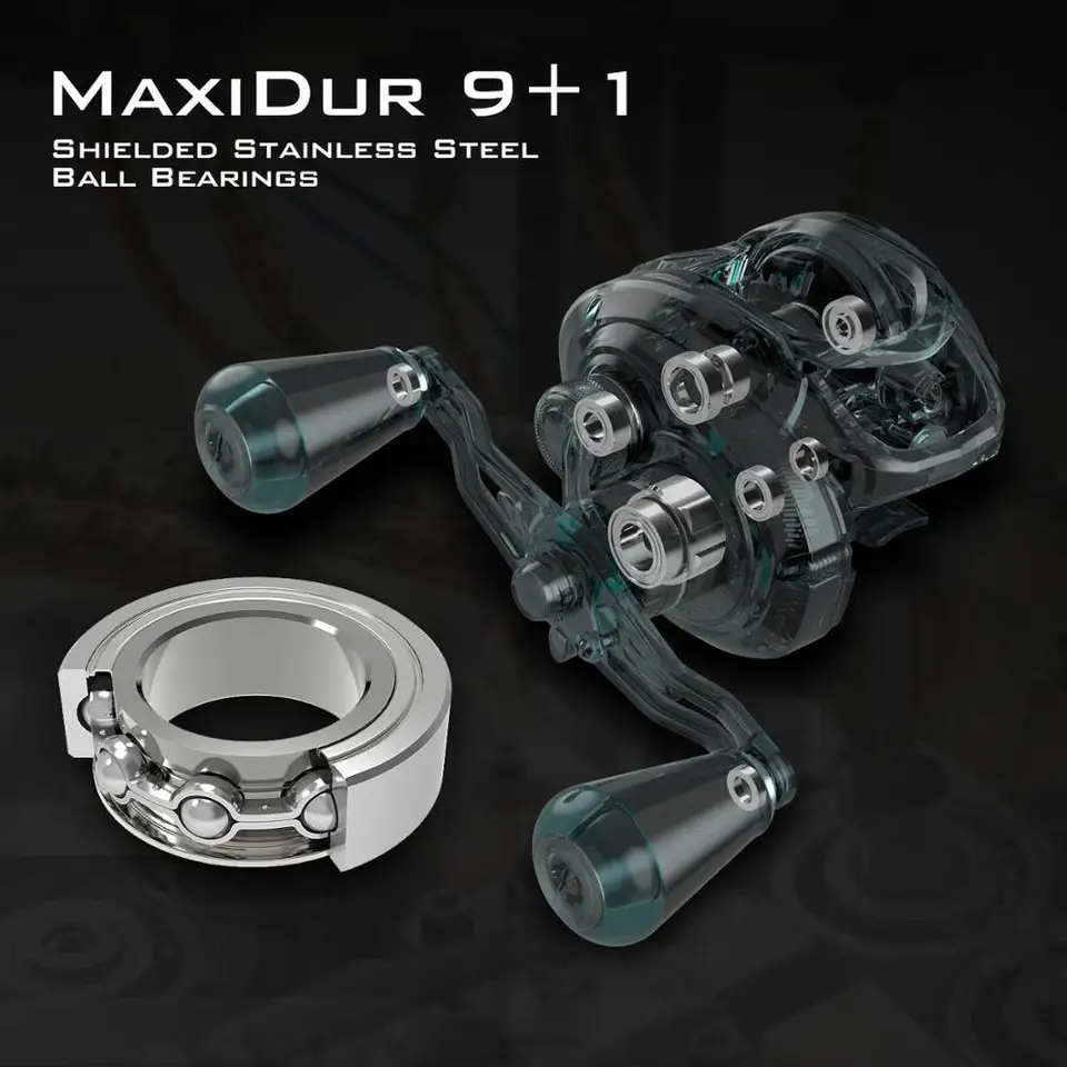 KastKing Crixus ArmorX Baitcasting Fishing Reel 9+1 Ball Bearings