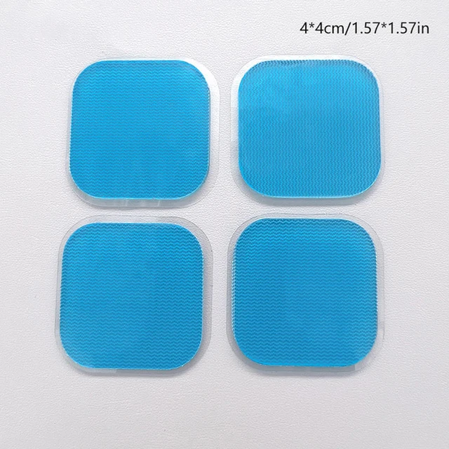 4PCS EMS Gel Pads For EMS Trainer Abdominal Gel Stickers Fitness Hydrogel For Abdomen Muscle Stimulator Slimming Massage Machine 5