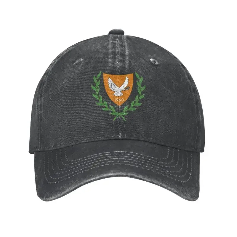 

Custom Cotton Coat Of Arms Of Cyprus Baseball Cap Outdoor Men Women's Adjustable Dad Hat Summer