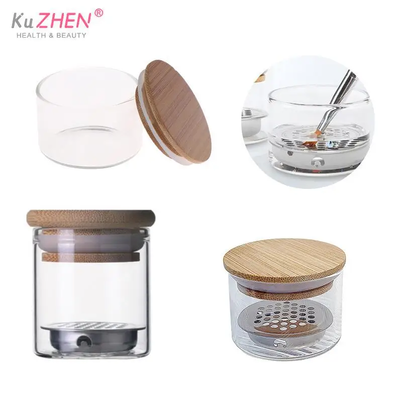 

1pc Nail Wash Pen Cup Mesh Layers Portable Nail Brushe Washing Cup Stainless Steel Multi-Functional Nail Pen Wash Cup Manicurist