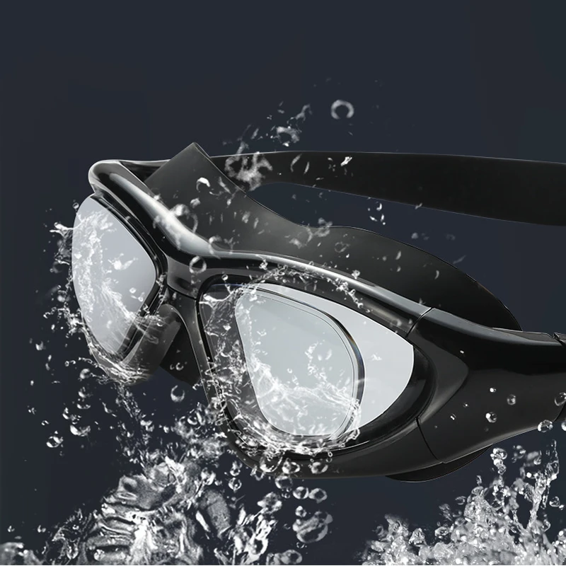 MenWomenBigFrameSwimmingGogglesWaterSportsGlassesAntiFogUV