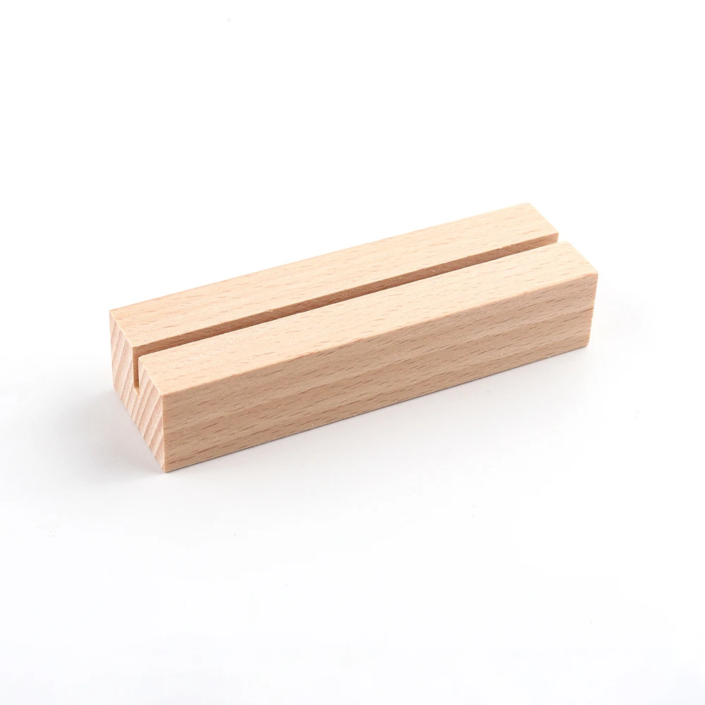 Desk calendar stand 1pc Desk Calendar Base Wood Display Stand Picture Business Card Holder Name for Landscape Desk Calendar Desktop Decor