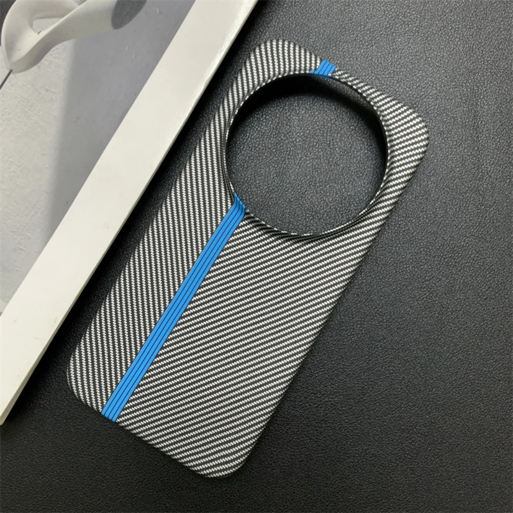 Sleek Carbon Fiber Pattern Frameless Phone Case - Shockproof Cover