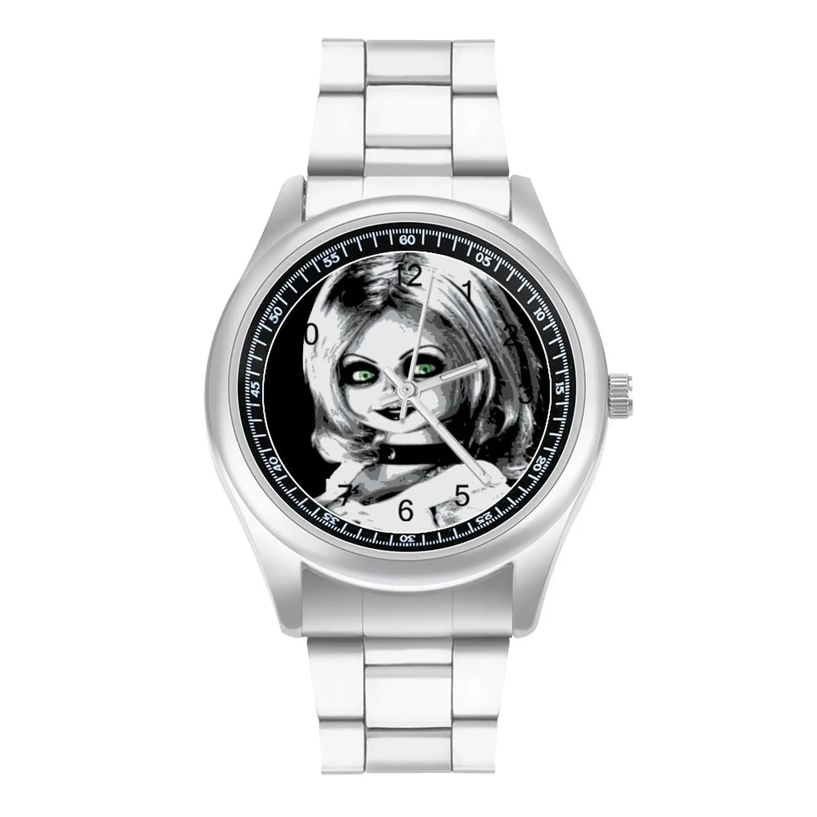 Bride of Chucky Quartz Watch Tv Unisex Female Wrist Photo Stainless Fishing High Class Wristwatch |
