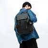 New Fashion Backpack Men Luxury Solid Leather Men's Backpack Business Travel Laptop Backpack Male High Capacity School Bag 3