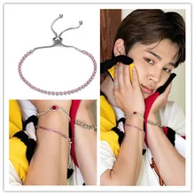 

KPOP Bangtan Boys JIMIN Drill Bracelet Europe Japan And South Korea Simple And Versatile Personality Bracelet New Fashion Gifts