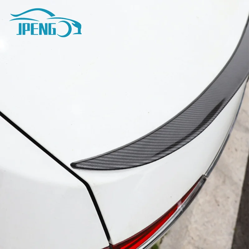 Car rear wing spoiler 121cm length universal sedan for W204 W211 BMW E92 E60 E90 G20 F30 Audi A3 A4 Peugeot 508