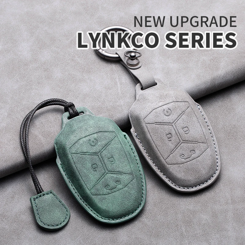 

Car Remote Key Cover Protector Case For LYNK&CO 01 02 03 05 06 09 Keyless Shell Bag Fob Holder Keychain Car Interior Accessories