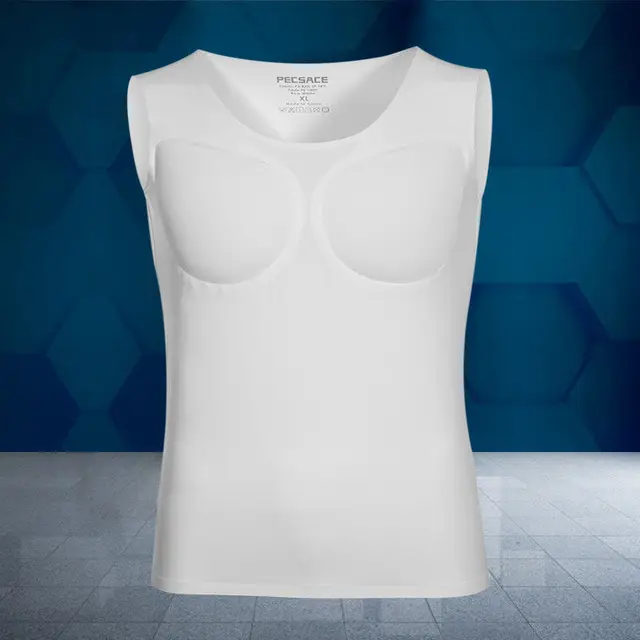 Cosplay Men Body Shaper Fake Muscle 