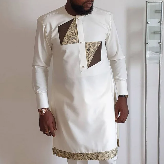Dele Long Sleeve Dashiki Outfit - Image 2