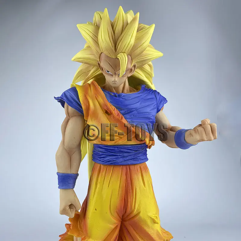 Goku Blue Dragon Ball Z Boneco Collection Grande 26cm Caixa