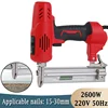 2600W Electric Nail Gun DIY Furniture Wood Frame Stapler Electric Tool Nails Carpentry Construction Woodworking Nail Tools 1
