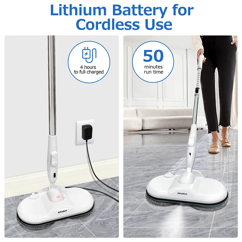 battery mop