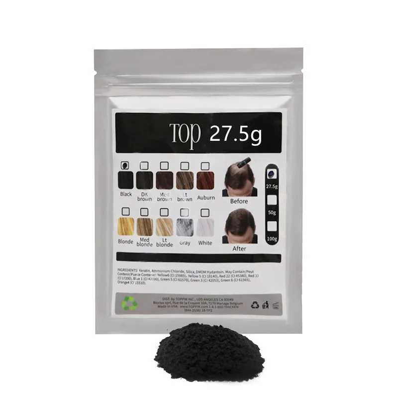 Hair Building Powder Hair Building Fibers 27.5g Bag