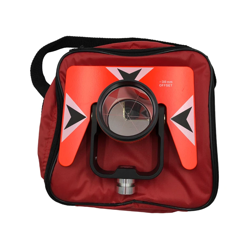 

Red Single Prism AK18 Applicable To The Nikon South Trimble Top-C Sokk-ia Series Total Station Prism Measurement With A Soft Bag