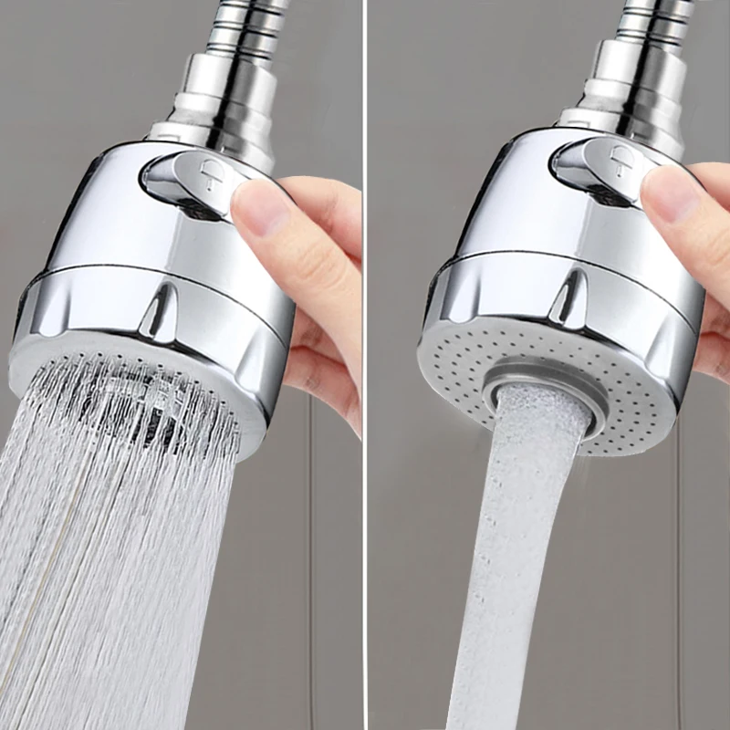 Faucet Extension Pipe Kitchen gadgets 2/3 Mode 360 Degree Rotation Filter Shower Water Saving Universal Accessories
