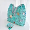Sanrio women cartoon travel large capacity shoulder bag handbag hello kitty kids storage foldable environmental shopping bag 3