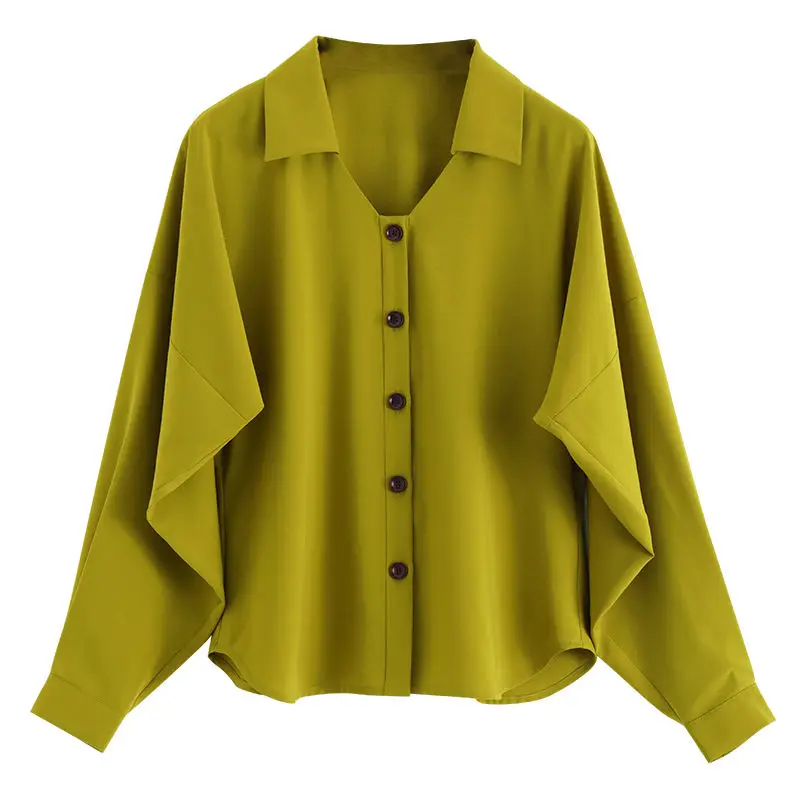 Рисунок 6 - Модная Однотонная рубашка с лацканами