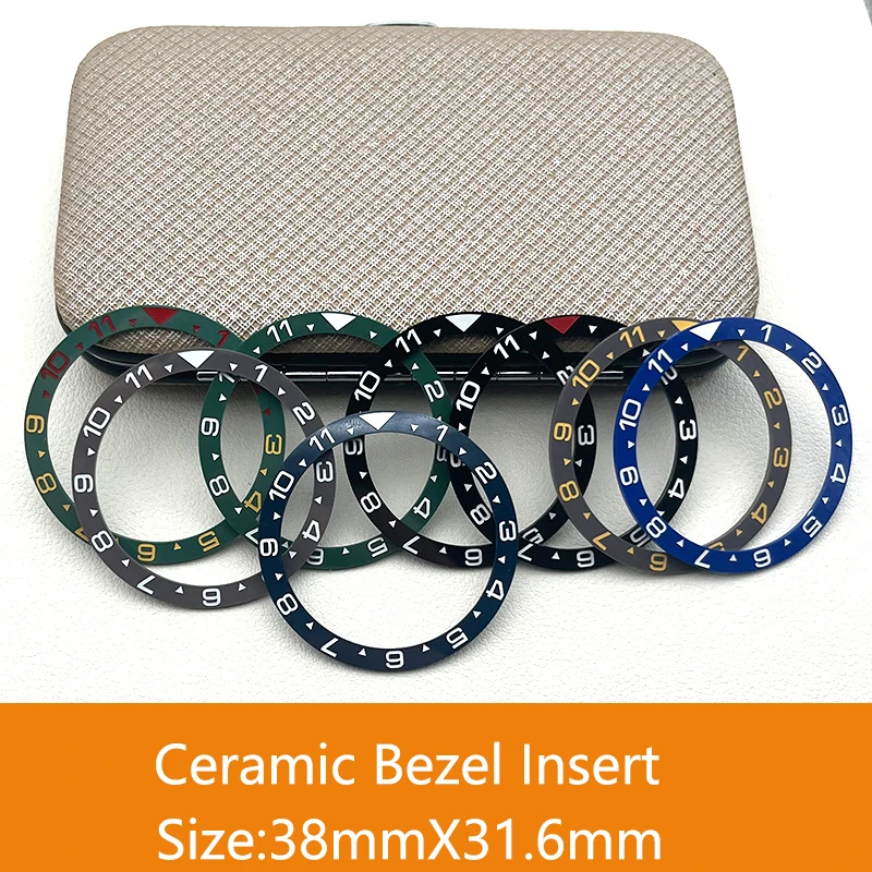 

Ceramic bezel insert, size 38mm X 31.5mm Flat piece to fit Seiko SKX007/SKX009/SKX011/SKX171/SKX173/SRPD cases Accessory 01