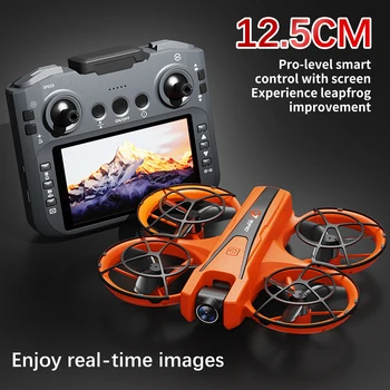 2025 Nuovo YL105 Drone 8K HD 4.3" Elicottero con modalità senza testa con telecomando 360 °   Flip Quadcopter Toys Mini Drone Fors Regali giocattolo per bambini