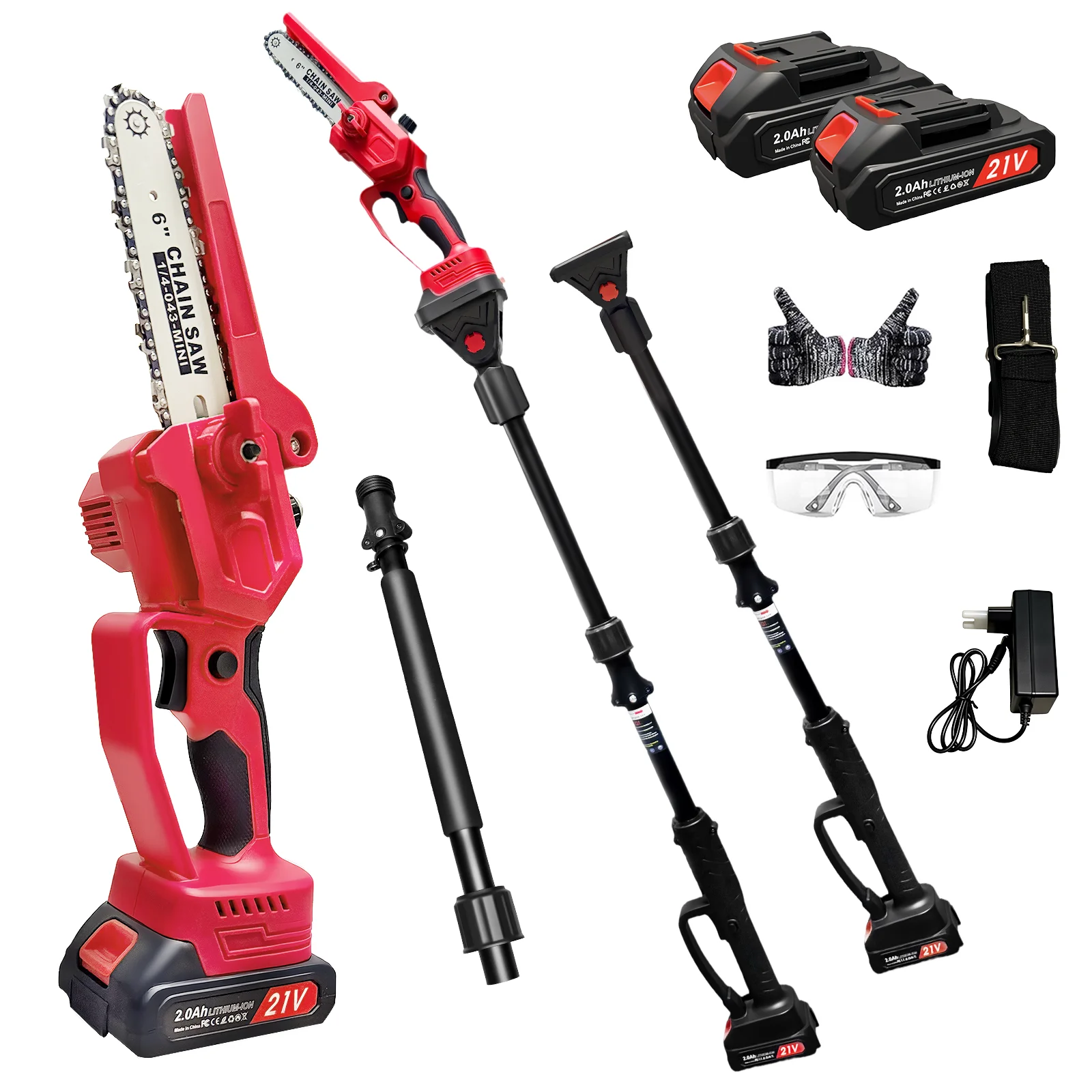 CordlessPoleChainsaw21VwithBrushlessMotor,6InchChainSawAdjustableTelescopicPole141-240cmforTreeTrimming-AliExpress1420
