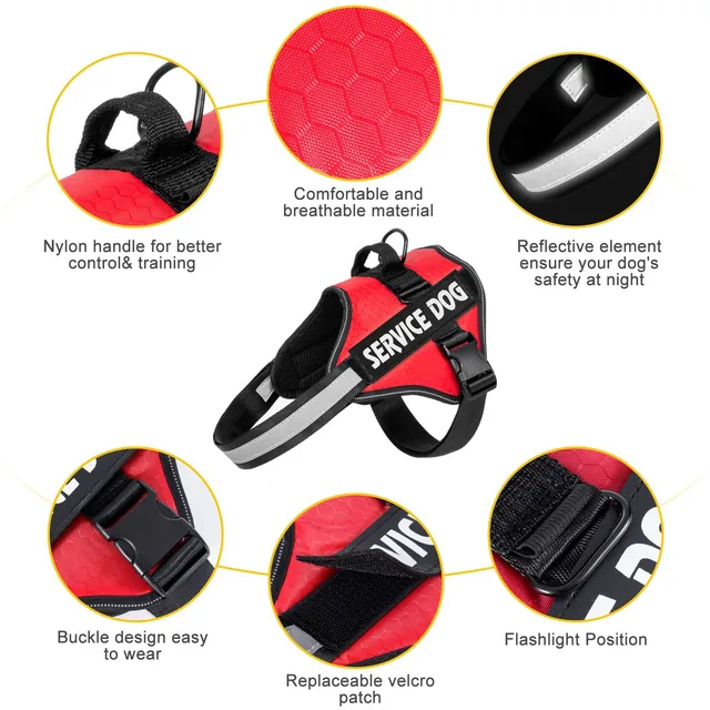 Chest Strap Dog Vest Harness Medium and Large Dog Border Collie Golden Hair Bucket Explosion proof Flushing Dog Harness 5