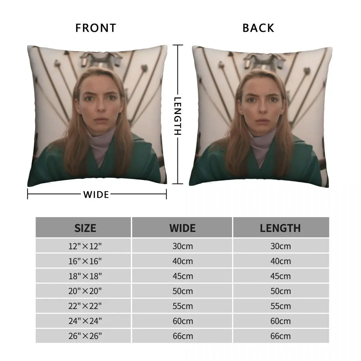 Рисунок 4 - Квадратная наволочка Killing Eve-Villanelle