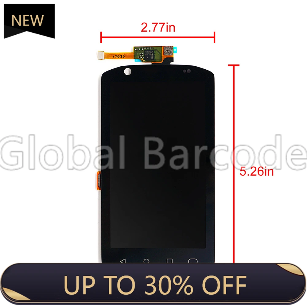 

LCD Display + Touch Screen Replacement for ZEBRA TC70 TC75 TC72 T77 TC70X TC75X Free Shipping