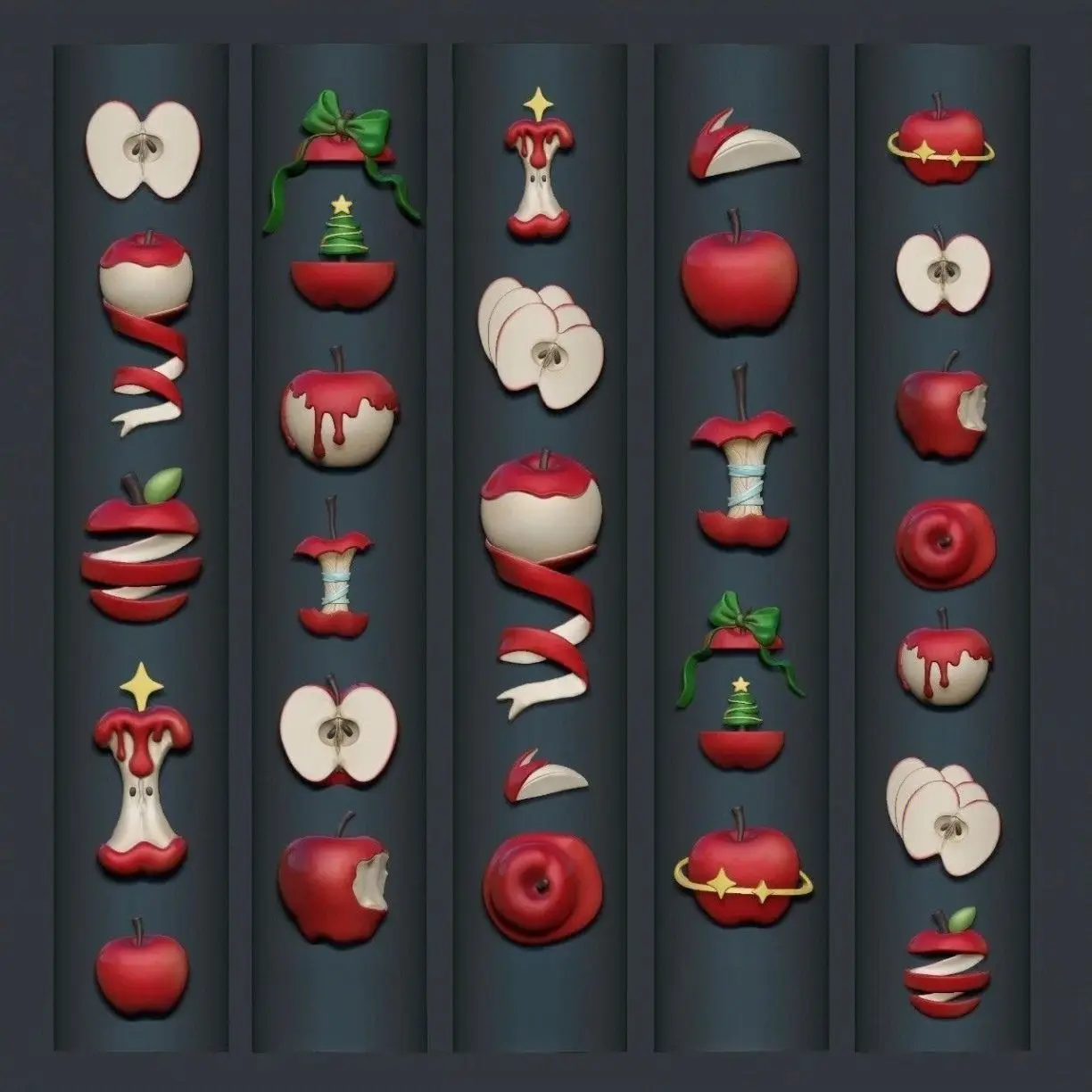 3D 실리콘 네일 아트 몰드 장미꽃 리본 날개 레트로 릴리프 패턴 디자인 DIY 네일 템플릿 매니큐어 디자인 도구