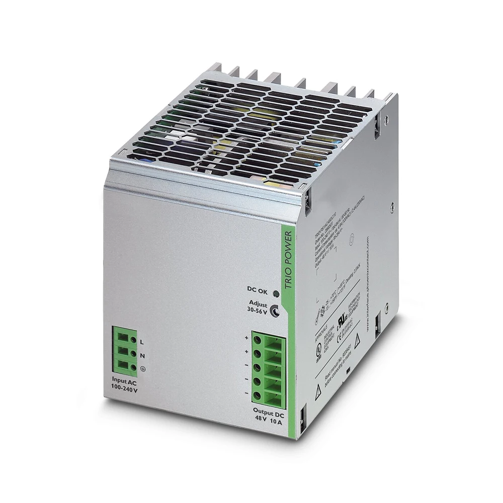 1PCS For Phoenix TRIO POWER Power Supply Output 48VDC/10A 2866501 TRIO-PS/1AC/48DC/10 5 1PCS For Phoenix TRIO POWER Power Supply Output 48VDC/10A 2866501 TRIO-PS/1AC/48DC/10 - Image 3