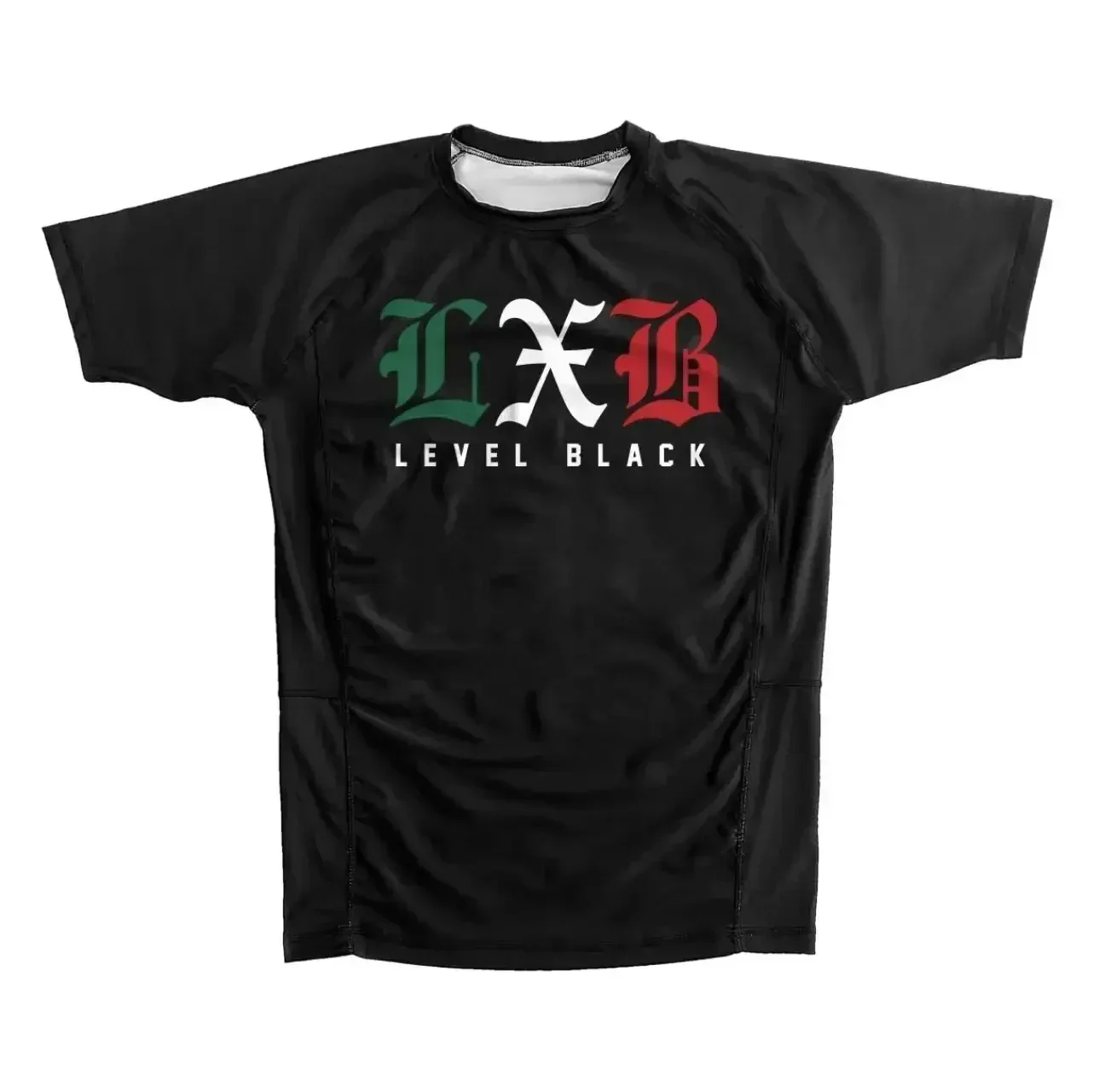 LXB AJJ Men Women T Shirt LEVEL BLACK Casual Gym Short-sleeved Oversized ADCC RASH GUARD Jersey T-shirt Quick Drying Top Tees 4